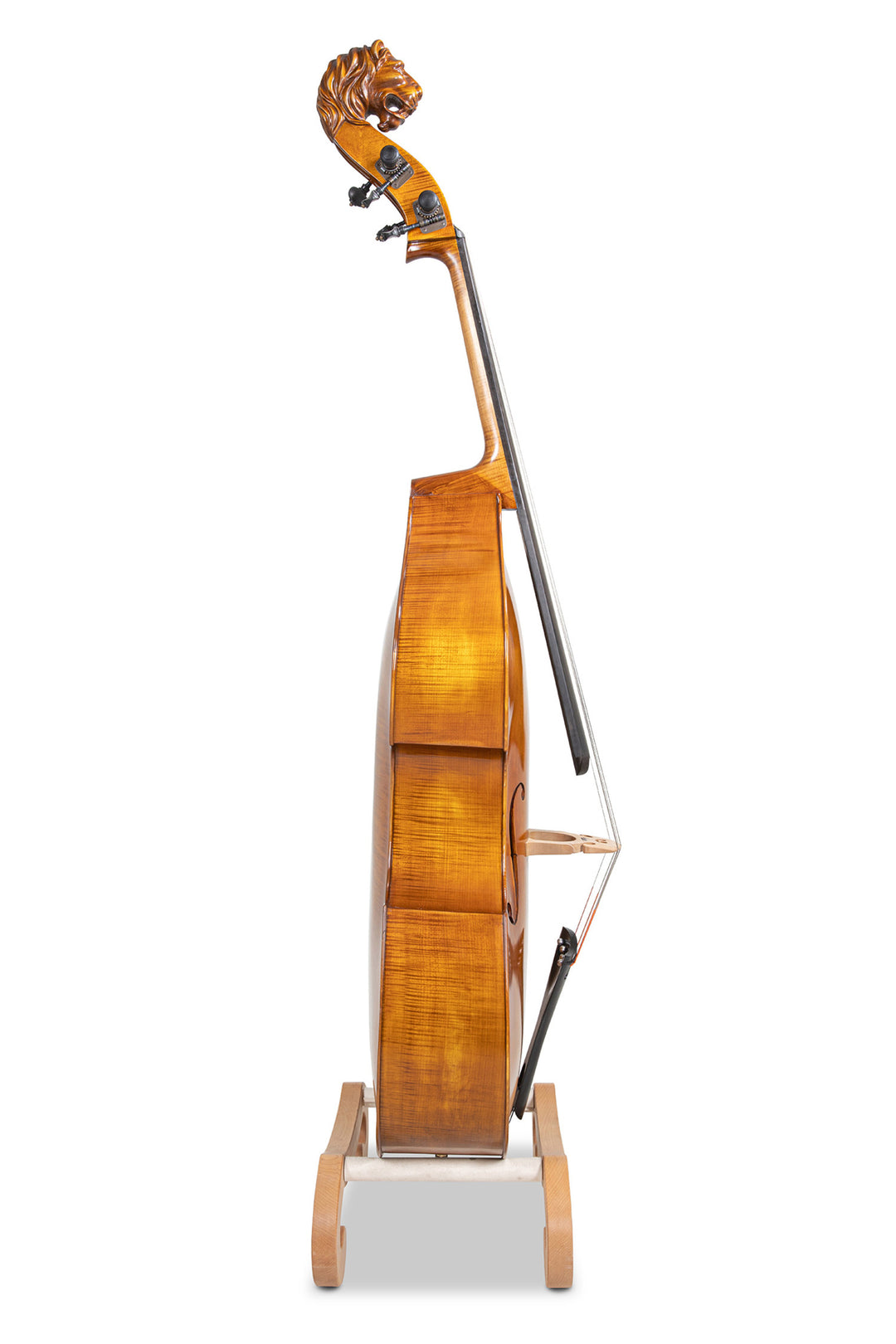 GEWA Kontrabasso Meister Rubner SOLO - 3/4 (Amber colour with lion head scroll)