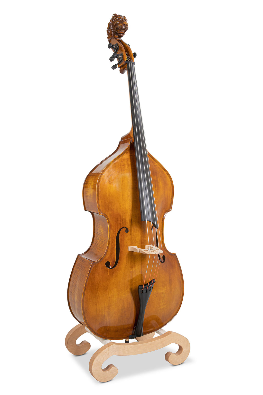 GEWA Kontrabasso Meister Rubner SOLO - 3/4 (Amber colour with lion head scroll)