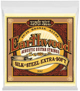 Ernie Ball 2047 Earthwood 80/20 Silk & Steel, Extra Soft