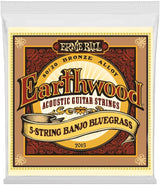 Ernie Ball 2063 Earthwood 80/20 5-kielinen Banjot, bluegrass