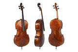 GEWA Cello Allegro Antique - 7/8 (Ready to play incl. bag, Massaranduba bow, Larsen Aurora strings, transport-secured)