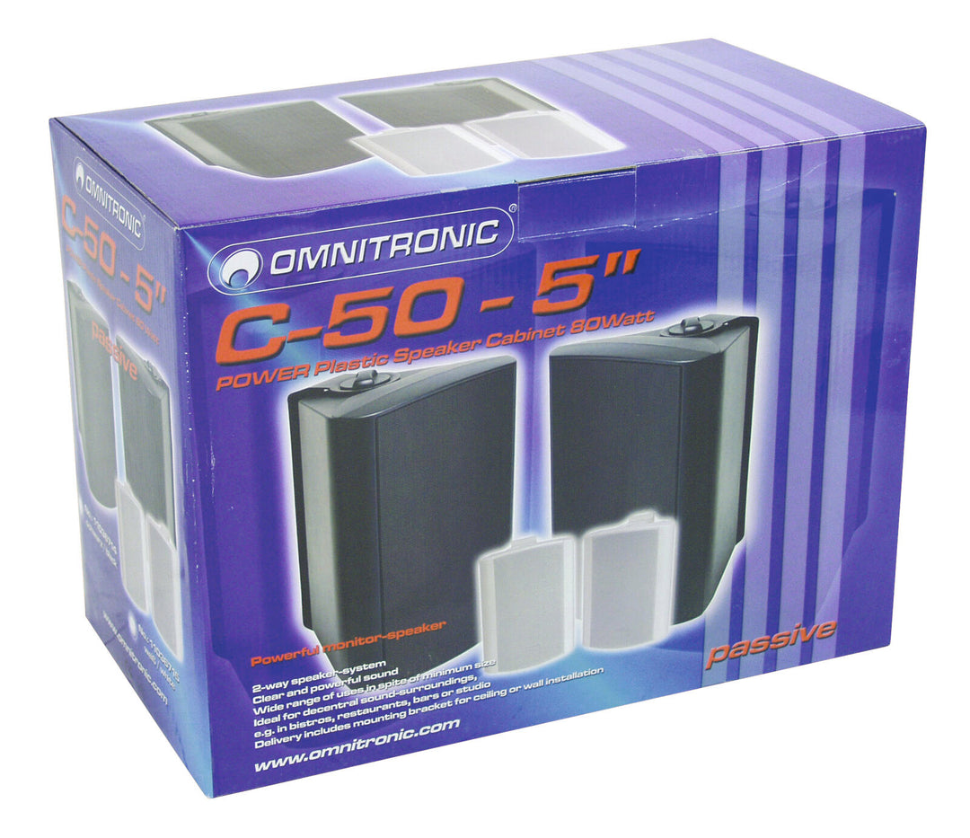 OMNITRONIC C-50 musta 2x