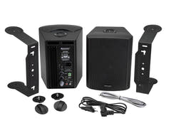 OMNITRONIC ALP-5A Aktiivikaiutin Set black