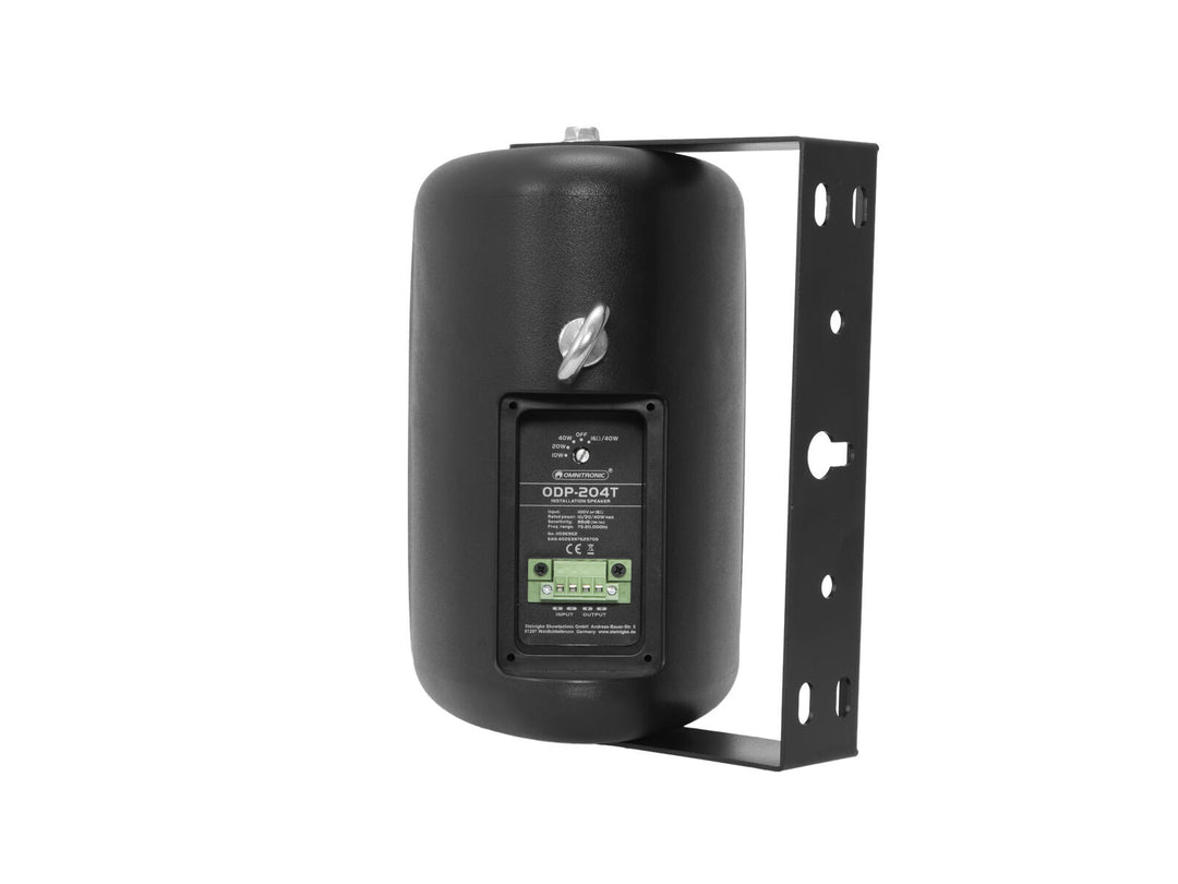 OMNITRONIC ODP-204T Asennuskaiutin 100V black 2x