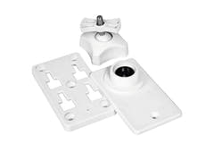 OMNITRONIC seinäkiinnike ODP-204/206:lle valkoinen 2x