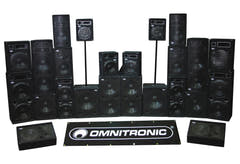 OMNITRONIC DX-1022 3-tie Kaiutin 400 W