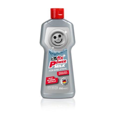 Vido Highgloss Milk ruostumattomalle teräkselle ja hopealle, 250 ml