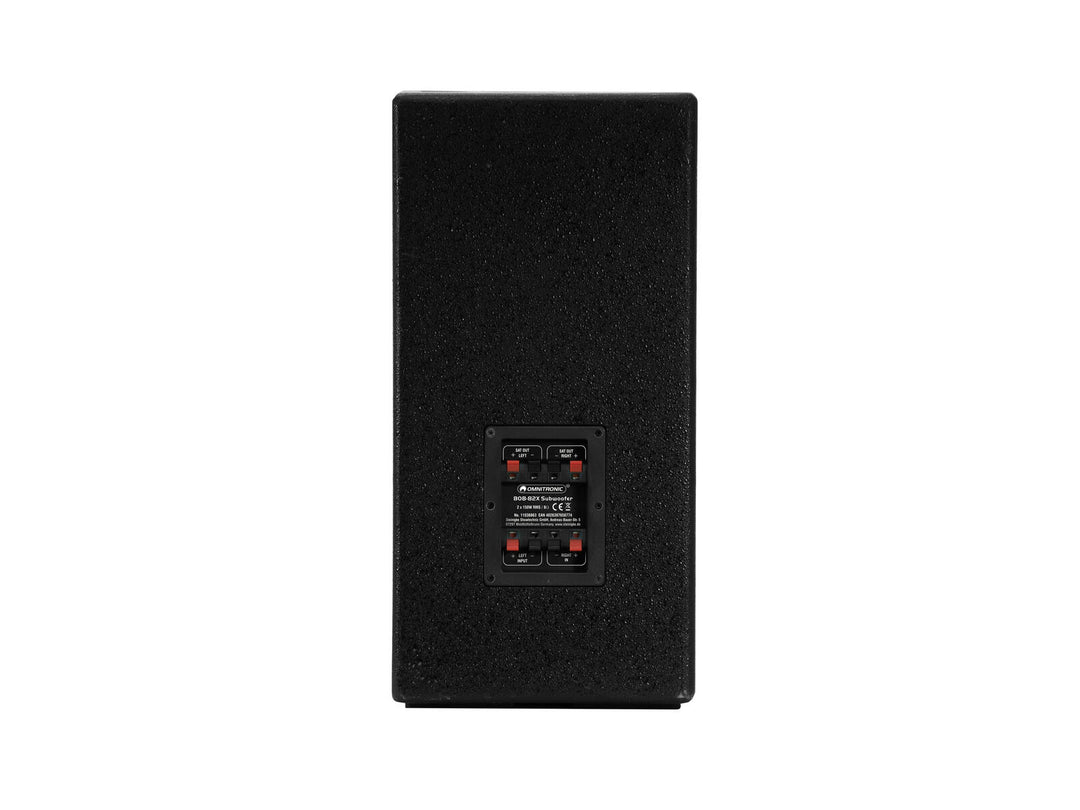 OMNITRONIC BOB-82X-subwoofer musta