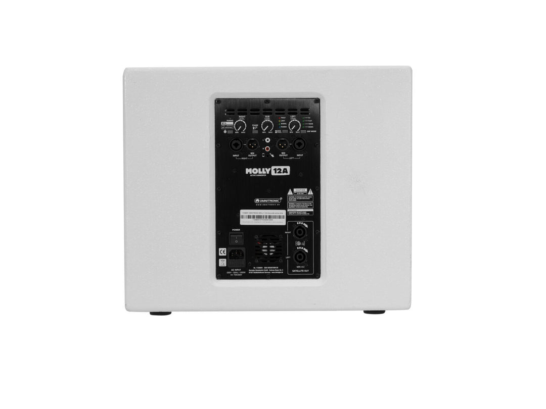 OMNITRONIC MOLLY-12A Subwoofer aktiivinen white