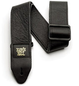 Ernie Ball EB-4134 italialainen nahkahihna Black