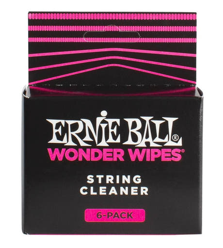 Ernie Ball EB-4277 Wonder Wipes, kielten puhdistus, 6 kpl