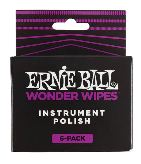 Ernie Ball EB-4278 Wonder Wipes, kiillotus, 6 Pack