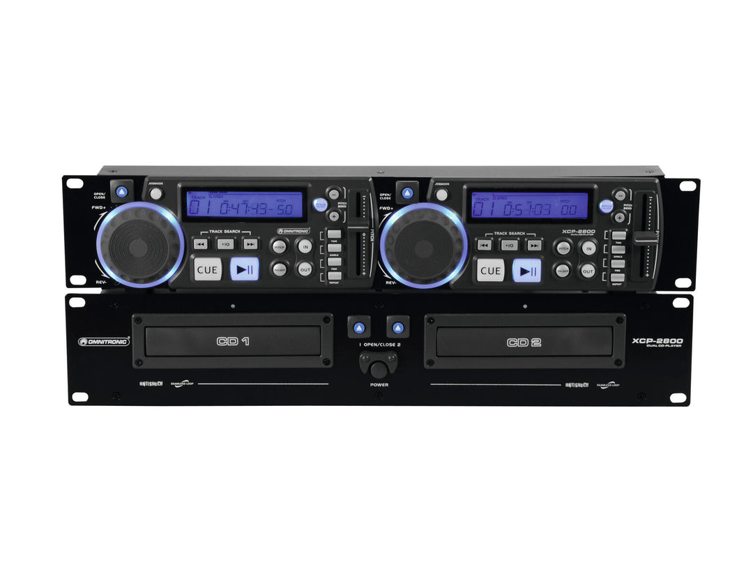 OMNITRONIC XCP-2800 Dual CD-soitin