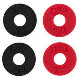 Ernie Ball 4603 Strap Blocks, Black & Red, 4 kpl