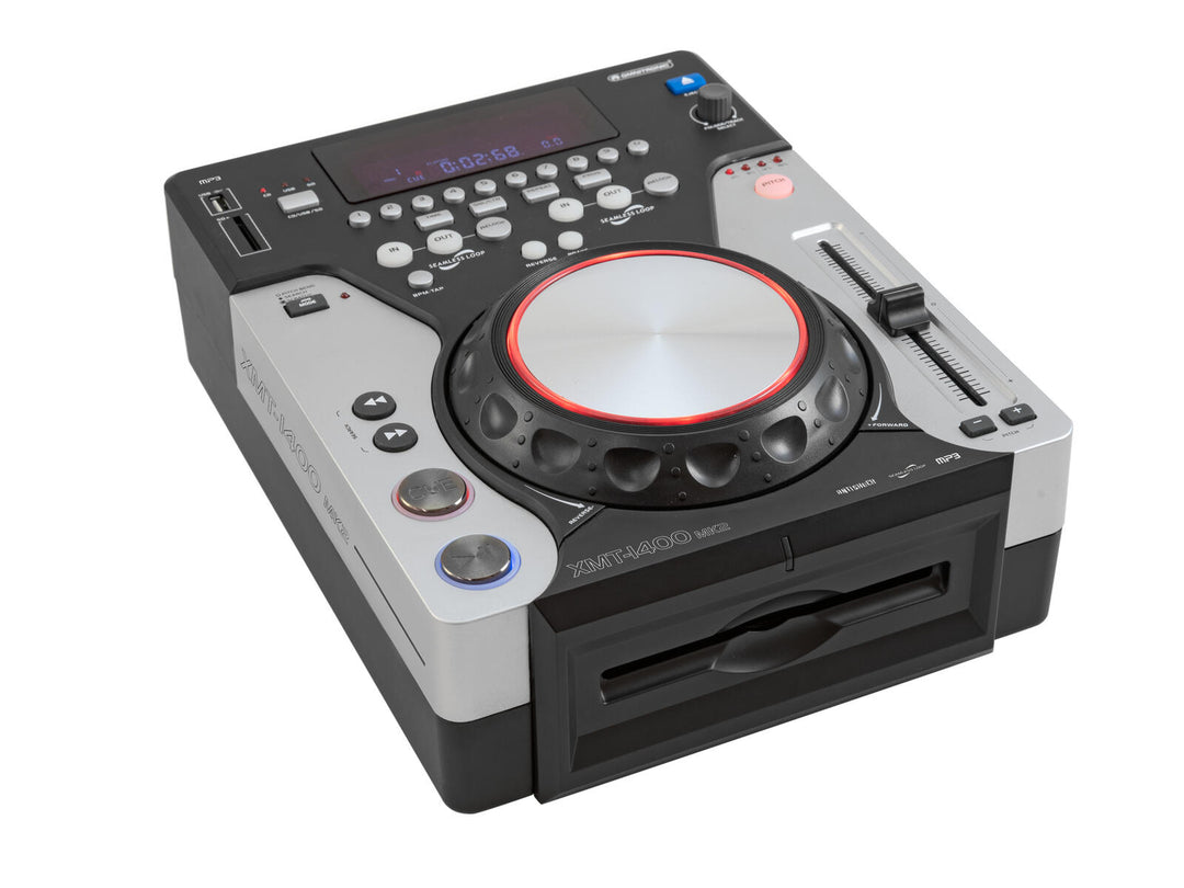 OMNITRONIC XMT-1400 MK2 pöytätason CD-soitin