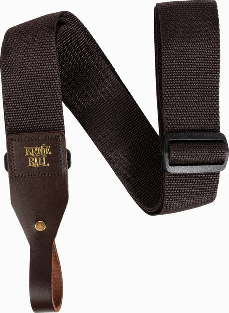 Ernie Ball 5366 akustinen Poly Pro -hihna, ruskea