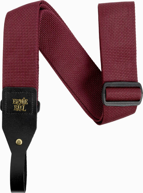 Ernie Ball P05367 akustinen hihna Polypro, burgundi