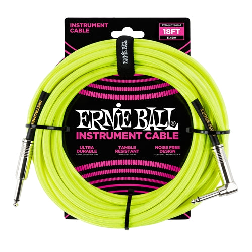 Ernie Ball 6085 Kitarakaapeli (Keltainen, 5,4m)