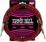 Ernie Ball 6394 instrumenttikaapeli 3 M (10 ft) - Black & Red