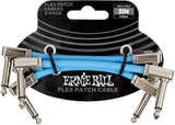 Ernie Ball 6459 Flex Patch Cable Blue 7,5cm 3-pack