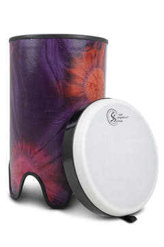 Toca Tubadora Freestyle II - 14" x 24" Woodstockin violetti (TSSTB-14WP-FT)