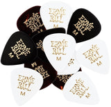 Ernie Ball EB-9178 Cellulose Picks Medium, Mixed, 12 pk