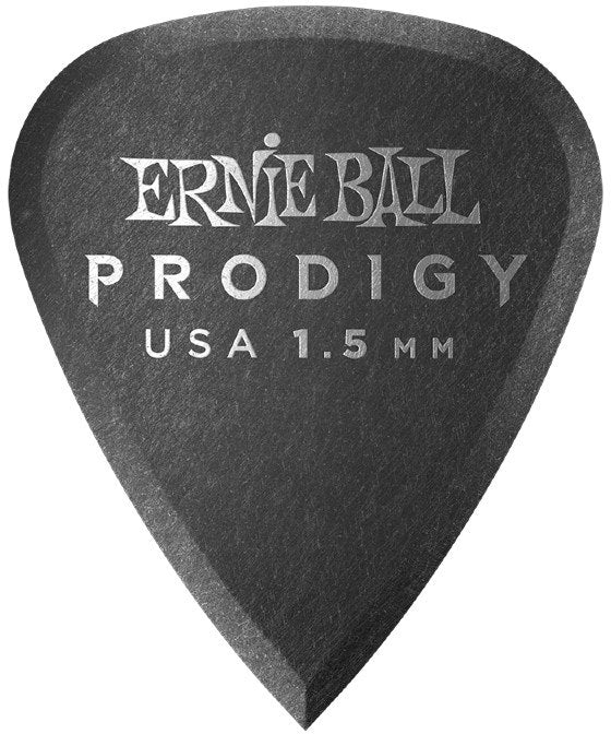 Ernie Ball EB-9199 1.5mm Black Standard Prodigy -plektrat 6-pack
