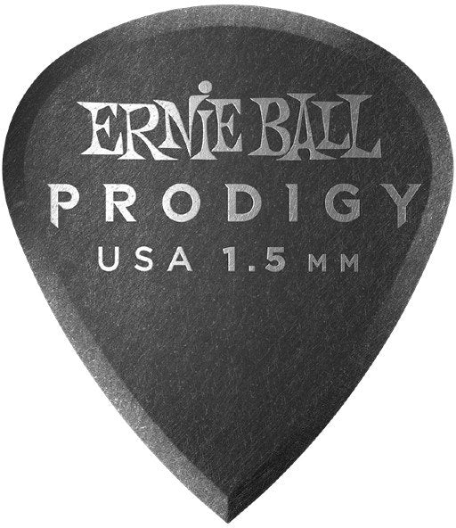 Ernie Ball EB-9200 1.5mm Black Mini Prodigy -plektrat 6-pack
