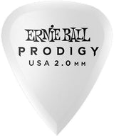 Ernie Ball EB-9202 2.0mm White Standard Prodigy -plektrat 6-pack