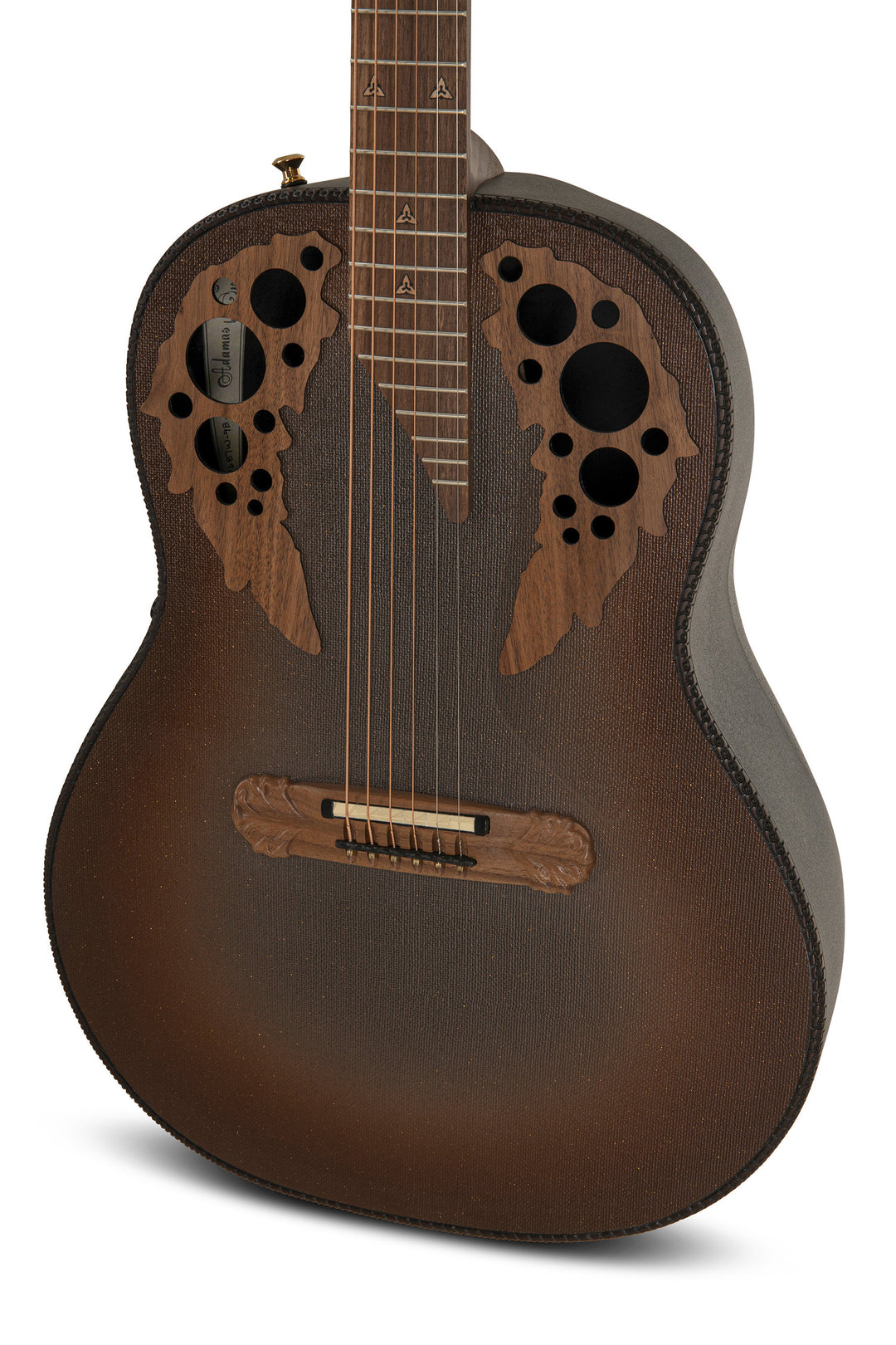 Adamas E-Akustinen Kitarat 1687GT Deep Non-Cutaway - Reverse Brown Burst (1687GT-9W-G)