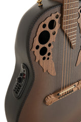 Adamas E-Acoustic Guitar 1687GT Deep Non-Cutaway - Reverse Brown Burst (1687GT-9W-G)