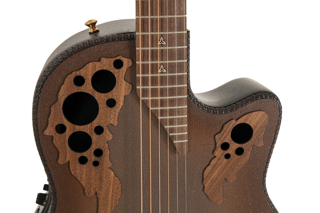 Adamas E-akustiset Kitarat 2087GT Deep Contour Cutaway - Reverse Brown Burst (2087GT-9W-G)
