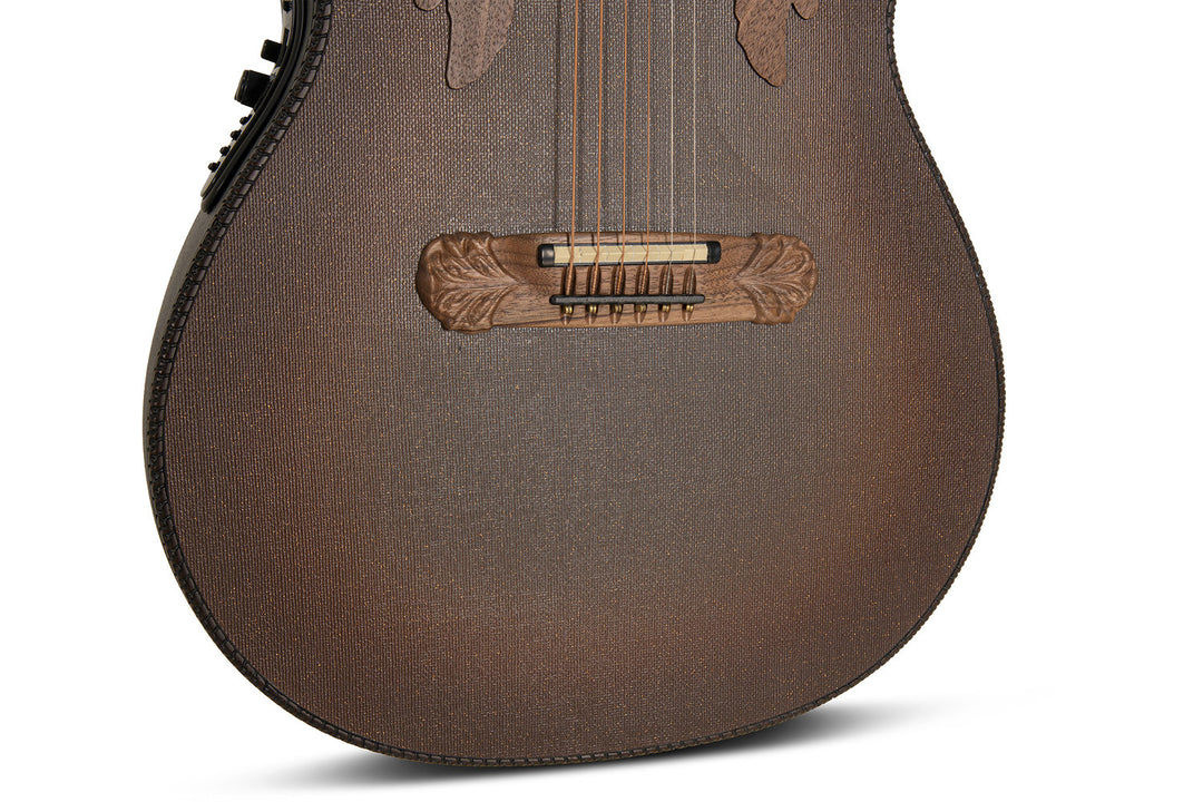 Adamas E-akustiset Kitarat 2087GT Deep Contour Cutaway - Reverse Brown Burst (2087GT-9W-G)