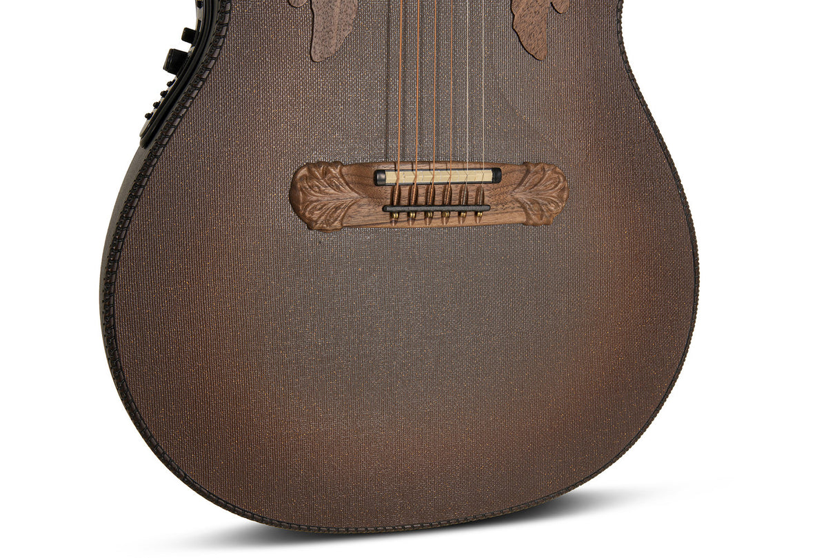 Adamas E-Acoustic Guitar 2087GT Deep Contour Cutaway - Reverse Brown Burst (2087GT-9W-G)