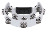 GEWA Jingle wreath Half moon 20 jingles - White