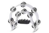 GEWA Jingle wreath Half moon 20 jingles - White