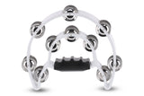 GEWA Jingle wreath Half moon 20 jingles - White