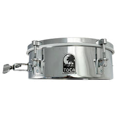 Toca Drumset Lisäosat Timbales - 12" x 4" Rosteri-teräs (T-412-SS)