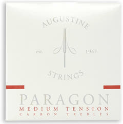 Augustine Strings klassiselle kitaralle Paragon Carbon - Set red (medium/medium)