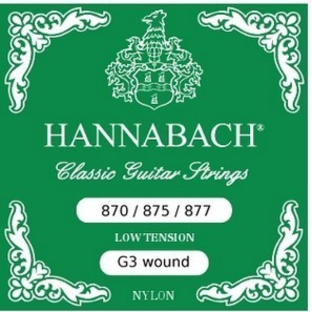 Hannabach 877LT G3 alumiinipäällysteinen klassiselle kitaralle, low tension