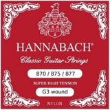 Hannabach 877SHT alumiinipunottu G3-string, super high tension