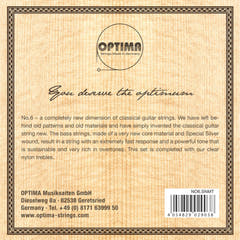 Optima kielet klassiselle kitaralle No. 6 Special Silver - Set Nylon medium (NO6.SNMT)
