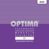 Optima 2131 mandolinstreng E .011, Flatwound (par)