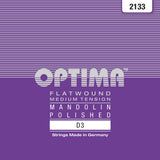 Optima 2133 mandoliinin kieli D .020w, Flatwound (pari)