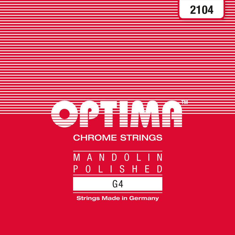 Optima 2104 mandolinstreng G .036w, poleret krom