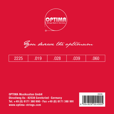 Optima Mandola -kielet - Set (2225)