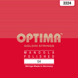 Optima 2224 mandolastreng G .060w, Goldin tombak (par)