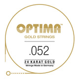 Optima Gold E6 .052w westernguitarstreng, GA052