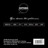 Optima Strings for E-guitar Chrome strings round wound - Set (4028EL)