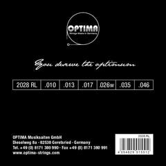 Optima Kielet sähkökitaralle Gold strings round wound - Set (2028 RL)
